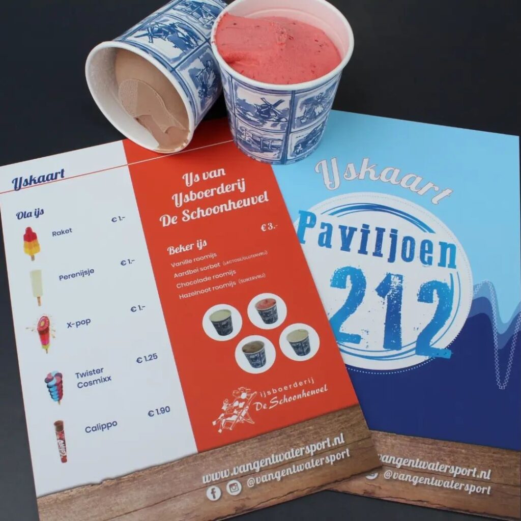 Grafisch ontwerp | IJskaart van Gent Watersport