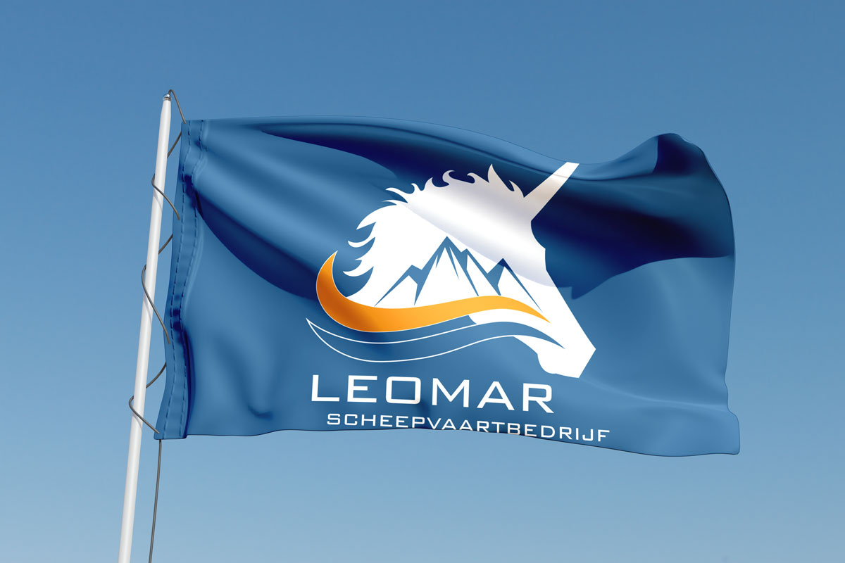 Vlag scheepvaartbedrijf Leomar