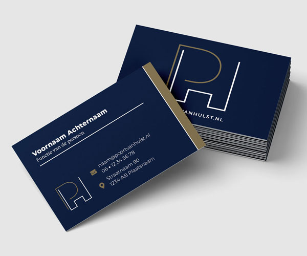 Visitekaartje Poort Accountancy & Advies