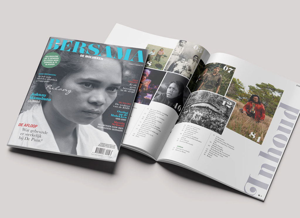 Vormgeving Bersama Magazine in samenwerking met ie-design Gouda
